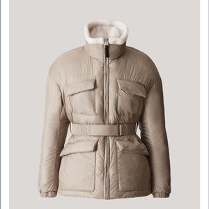 💕Mackage CELYN REVERSIBLE FOIL SHIELD DOWN TEDDY FLEECE JACKET XXS